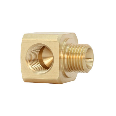 Riegler L-screw-in distributor, M5, SW 9, brass 112578