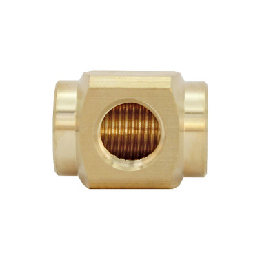 Riegler T-distributor, G 1/4, SW 22, brass 112588