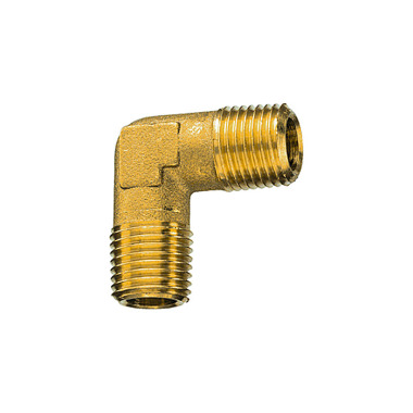 Riegler Elbow, outside/outside, R 1, SW 30, brass bright 112701