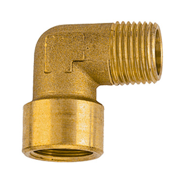 Riegler Elbow, inside/outside, G/R 1/8, SW 10, brass plain 112708