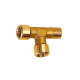 Riegler T-piece, inside/inside/outside, G/R 1/8, SW 10, brass plain 112732