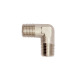 Riegler Elbow, external/external, M5, SW 9, nickel-plated brass 112738