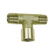 Riegler T-piece, external/internal/external, G/R 1/4, SW 13, nickel-plated brass 112787