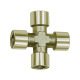 Riegler Crosspiece, 4 x inside, G 1/4, SW 13, nickel-plated brass 112799