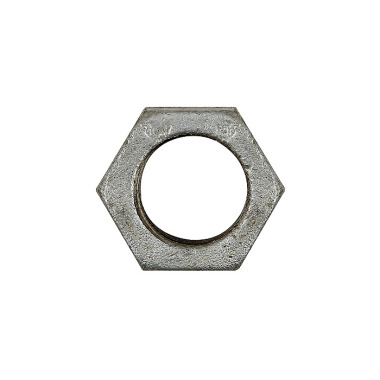 Riegler Lock nut 310, IG, Rp 1/4, black malleable cast iron hot-dip galvanized. 113151