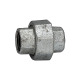 Riegler Screw connection 330, IG/IG, Rp/Rp 3/8, black malleable cast iron, hot-dip galvanized. 113161