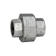 Riegler Screw connection 340, IG/IG, Rp/Rp 3/4, black malleable cast iron, hot-dip galvanized. 113182