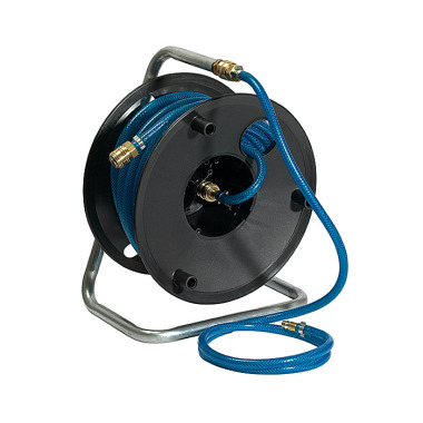 Riegler Pneumatic hose reel, 20 m PVC hose ø 12x6, coupling NW 7.2 113975