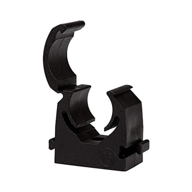 Riegler Pipe clamp »speedfit« PP, for pipe outer ø 22 mm, black 114037