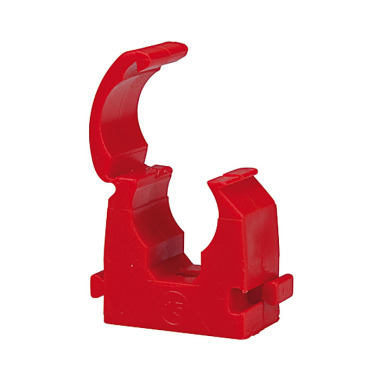 Riegler Pipe clamp »speedfit« PP, for pipe outer ø 15 mm, red 114043