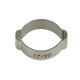 Riegler 2-ear hose clamp, Stainless steel 1.4301 (W4), 5.0 - 7.0 mm 114141