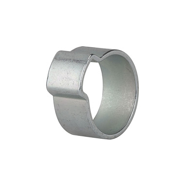 Riegler 1-ear loop clamp, bright zinc-plated steel (W1), clamping range 7-9 mm, 6 mm 114150