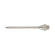 Riegler Extension nozzle, 3 mm, nickel-plated brass, 100 mm long straight 114350