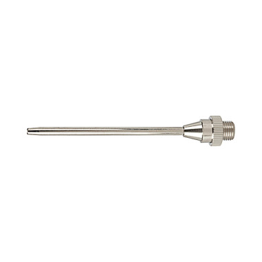 Riegler Extension nozzle, bore 3.0 mm, nickel-plated brass, 150 mm long straight 114351