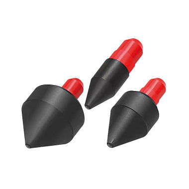 Riegler Rubber nozzle set (Ø 14, 25, 35 mm) to attach to the pipe 114413