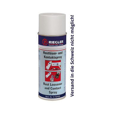 Riegler rust remover and contact spray, 400 ml 114571