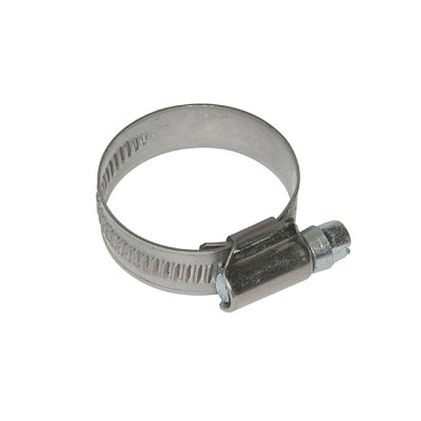 Riegler Worm thread - hose clamp »blow line«, Chrome steel,  12.0 - 20.0 115441