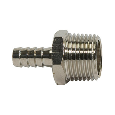 Riegler Screw-in hose nozzle »value line«, R 1/8, LW 6, nickel-plated brass. 115587