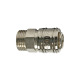 Riegler Quick release coupling NW 7.2 »connect line«, nickel-plated brass, G 3/8 AG 115615