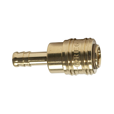 Riegler Quick release coupling NW 7.2 »connect line«, brass, nozzle LW 9 115648