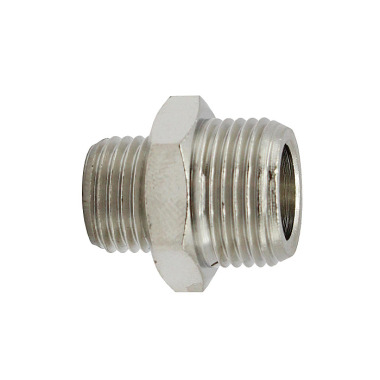 Riegler Double threaded nipple »value line«, M5, M5, SW 8, MS vern. 115667