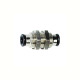 Riegler Bulkhead screw connection »value line«, M14x1, hose Ø 6, nickel-plated brass. 115948