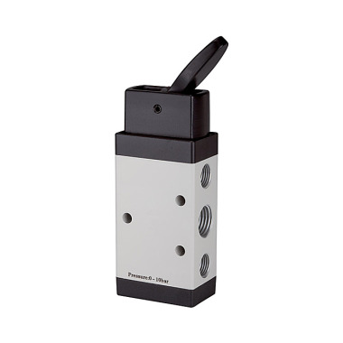 Riegler 5/2-way valve, Manually actuated, »M5«, Toggle lever, G 1/8 115992