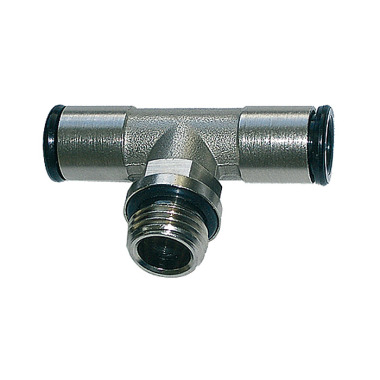 Riegler T-screw-in fitting »value line« rotating, G 1/8 o., for hose Ø 8 116218