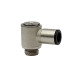 Riegler Angle swivel screw connection »value line«, M5 a., nickel-plated brass Ø4mm 116275