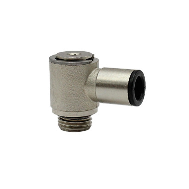 Riegler Angle swivel screw connection »value line«, G 1/8 a., nickel-plated brass Ø4mm 116278