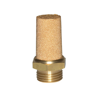 Riegler Sintered bronze silencer »value line«, hexagon/thread MS, G 1/8 116282