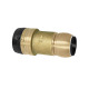 Riegler Reducing connector, MS, »sharkbite«, 28 mm, for pipe outer ø 22 mm 117052