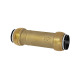 Riegler Repair/slide in connector, Brass, for pipe exterior ø 15 mm 117057