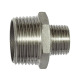 Riegler Double threaded nipple, reducing, Hexagonal, R 1/4, R 1/8, AF 15 125660