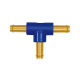 Riegler T-hose fitting supports, for hose I.D. 3 mm, brass and POM 133410