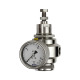 Riegler Stainless steel pressure regulator, 1.4401, BG 1, G 1/4, 0.4 - 4.0 bar 133525