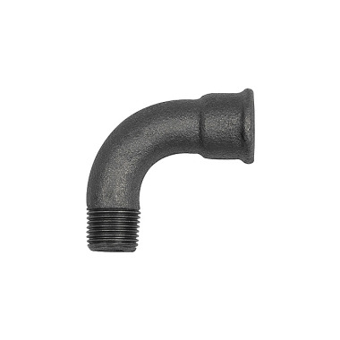 Riegler Elbow 1, 90° long Rp 3/4 IT,R 3/4 ET black malleable iron fitting 133575