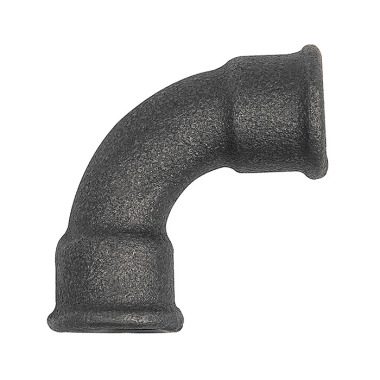 Riegler Elbow2a 90°short Rp 1/2 IT,Rp 1/2 IT black malleable iron fitting 133597