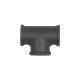 Riegler T-piece 130, 3 x Rp 3/8 IT, black malleable iron fitting 133671