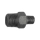 Riegler Double thread nipple 245 red., R 3/8 a., R 1/4 a., malleable cast iron black 133749