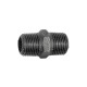 Riegler Double thread nipple 280, R 1/4 a., R 1/4 a., malleable cast iron black 133764