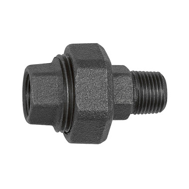 Riegler Screw 341, conical tight, R 1 1/4, Rp 1 1/4, tempered black. 133833