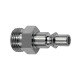 Riegler Nipple for coupling NW 5.5, ARO 210, hardened/galvanized steel, G 1/8 AG 134066