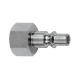 Riegler Nipple for coupling NW 5.5, ARO 210, steel hardened/galvanized, G 1/4 IG 134071