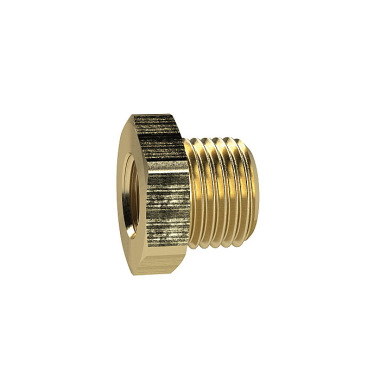 Riegler Reducing nipple, short, G 3 ET, G 1 IT, AF 95, Brass 134463