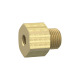 Riegler Reducing nipple long, M3 o., M5 i., AF 7, Brass 134705