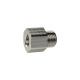 Riegler Reducing nipple long, G 1/2 o., G 1/2 i., Nickel-plated brass 134750