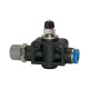 Riegler Throttle check valve »Blue Series«, straight, R 1/8 a. GS Ø 6mm 135824