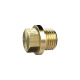 Riegler Locking screw, Exterior hexagonal and flange, G 1/8, AF 10, Brass 136095