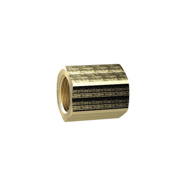 Riegler Bushing, exterior hexagonal, reducing, G 3/4 i., M14x1.5, Brass 136138